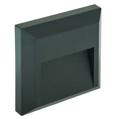 Read more on KSR KSR1336C/W | Salta 1.5W 4000K 39lm IP44 LED Square Surface Polycarbonate Bulkhead, Anthracite