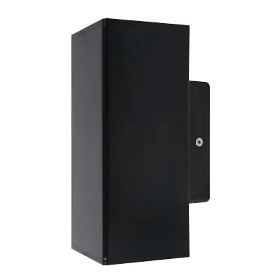 Read more on KSR KSR1503 | Norcia 9W GU10 IP65 Square Up and Down Wall Light, Black