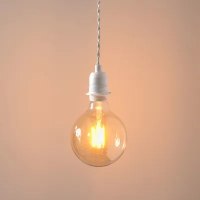 Read more on KSR KSR1650WH | E27 Pendant Light Fitting Carlota Single Pendant, Matt White