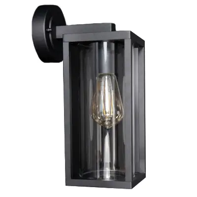 Read more on KSR KSR1935 | Barella 40W E27 IP44 Large Downward Wall Light Lantern, Black