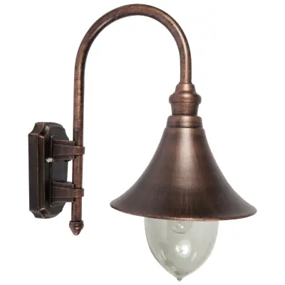 Read more on KSR KSR3300ANTBRONZE | Lampara 23W E27 IP44 Downward Wall Lantern, Antique Bronze