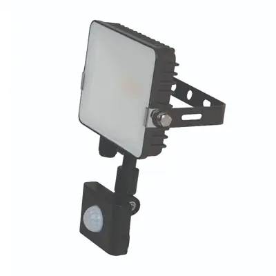 Read more on KSR KSR5311 | Siena CL 10W 4000K 985lm IP65 LED Floodlight with PIR, Black Polycarbonate