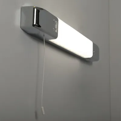 Read more on KSR KSR6175CH | Shaver Light Estela LED 8w 4000K 560lm IP20 c/w Shaver Socket, Chrome