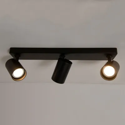 Read more on KSR KSR6262BLK | GU10 Spotlight Sofia 50w 3 Light Bar, Black