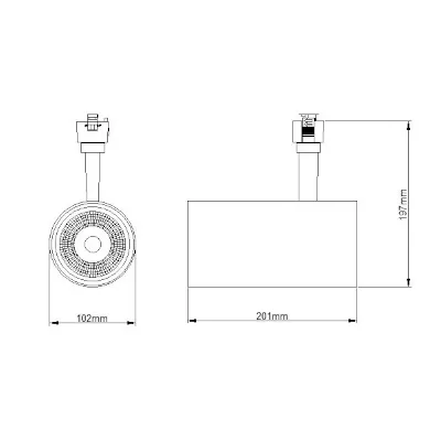 Read more on KSR KSR6564BLK | LED Track Light Escala Pro Multi Wattage 3000K, Black
