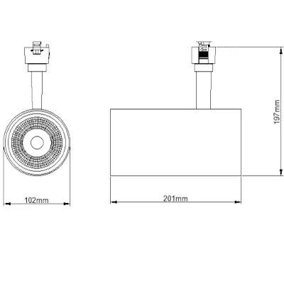 Read more on KSR KSR6565BLK | LED Track Light Escala Pro Multi Wattage 4000K, Black