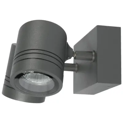 Read more on KSR KSR7112 | Sevas 2x50W GU10 IP55 LED Double Wall Light, Anthracite