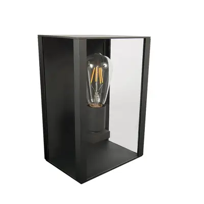 Read more on KSR KSR7195 | Andria 40W E27 IP44 Wall Light Lantern, Anthracite