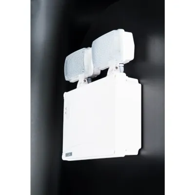 Read more on KSR KSR98132 | Twin Spot Emergency Light Navara 4.5w 6000K IP65 w/ Self-Test Emergency