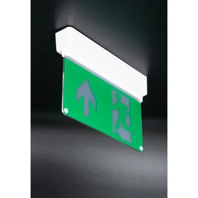 Read more on KSR KSR98133 | Emergency Exit Sign Navara 5w 6000K IP20 w/ Self-Test Emergency & Up Arrow Legend