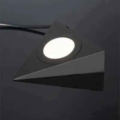 Read more on KSR KSRCL206BLK | LED Cabinet Light Morini 2.5w 3CCT IP20 Triangle Light, Black