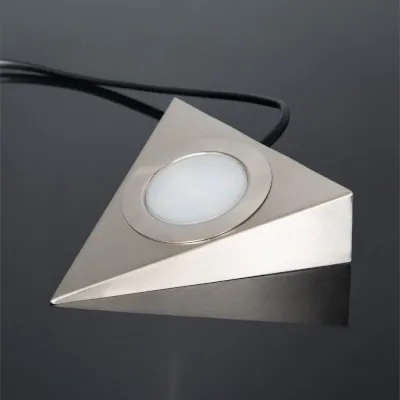 Read more on KSR KSRCL206SC | LED Cabinet Light Morini 2.5w 3CCT IP20 Triangle Light, Satin Chrome