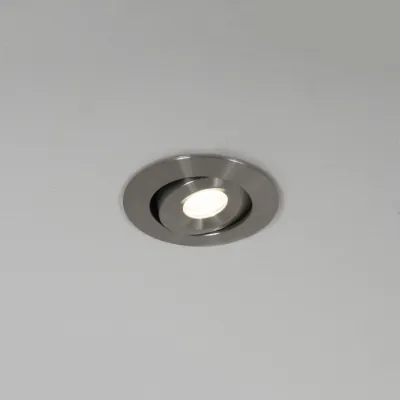 Read more on KSR KSRDL471 | LED Recessed Downlight Mimas Mini Tiltable 3w 4000K 144lm IP65, Stainless Steel