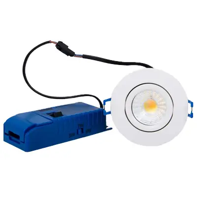 Read more on KSR KSRFRD384 | Firebreak QR Select Tiltable IP65 4CCT Fire Rated LED Multi Wattage Dimmable Downlight, White