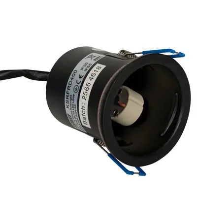 Read more on KSR KSRFRD400 | Firebreak QR 10W GU10 IP20/IP65 Fire Rated Fixed Downlight