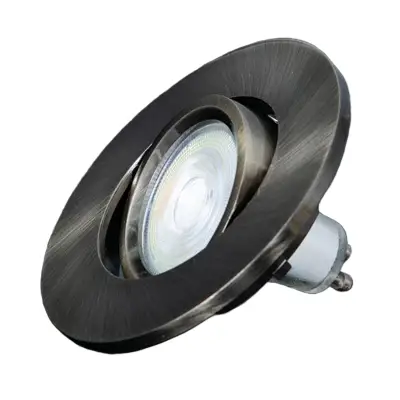 Read more on KSR KSRFRD422 | Firebreak QR Fire Rated GU10 IP20 Tilt Detachable Downlight Bezel for KSRFRD410, Antique Brass