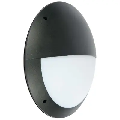 Read more on KSR KSRSF231/MW | Latina II 12W 4000K 500lm IP66 LED Eyelid Bulkhead with Microwave Sensor, Black Polycarbonate