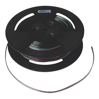 Read more on Robus RVARGBW50 | Vegas 20WAG 4 Core DC Lines Wire for RGB LED Strip, 50m