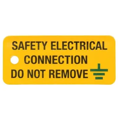 Read more on Industrial Signs IS0605RP | Self Adhesive Safety Electrical Connection Do Not Remove Vinyl Label 80x35mm Pack of 5