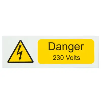 Read more on Industrial Signs IS2110SA | Self Adhesive Danger 230 Volts Vinyl Label 75x25mm Pack of 10