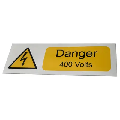 Read more on Industrial Signs IS2210SA | Self Adhesive Danger 400 Volts Vinyl Label 75x25mm Pack of 10