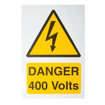 Read more on Industrial Signs IS5101RP | Self Adhesive Danger 400 Volts Vinyl Label 150x225mm