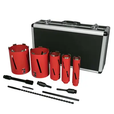 Read more on Armeg CDD5PCSET | Dry Diamond Core Drill Set 5 Piece Set