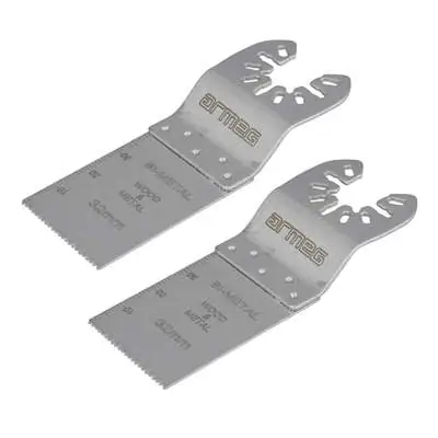 Read more on Armeg MTB32BIMTP | 32mm Bi-Metal Multi Tool Blade Twin Pack, Silver