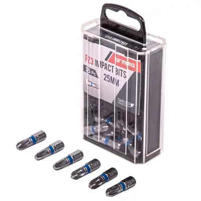 Read more on Armeg SDB25MMTTPZ3 | Tic-Tac PZ3 25mm Screwdriver Impact Bits (Pack of 15)