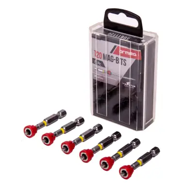 Read more on Armeg SDBTTT20 | Tic-Tac T20 50mm Magnetic Screwdriver Impact Bits (Pack of 6)