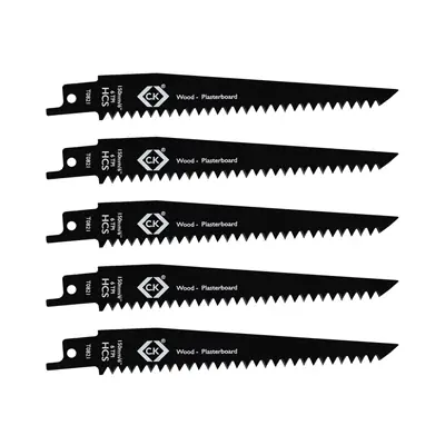 Read more on CK T0821 | 150mm 6TPI HCS Multi-Purpose Reciprocating Saw Blades (5 Pack)