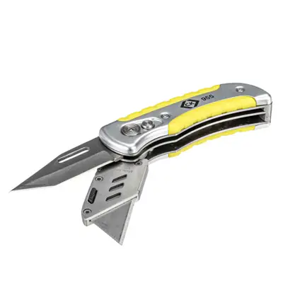 Read more on CK T0955 | Ergonomic Twin Blade Multi Purpose Folding Utility Knife with Quick Release