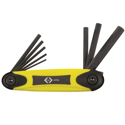 Read more on CK T4406 | 1.5-8mm Folding Metric Hexagon Key, Set of 8