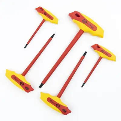 Read more on CK T4422SET | 3-6mm Insulated VDE T-Handle Allen Key Set (5 Piece)