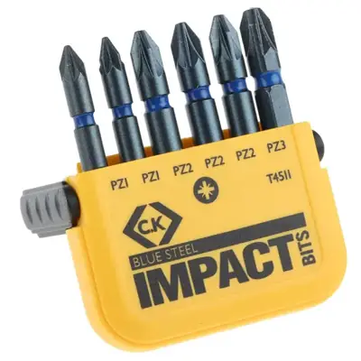 Read more on CK T4511 | Blue Steel PZ Impact Screwdriver Bit, Black (Set of 6)