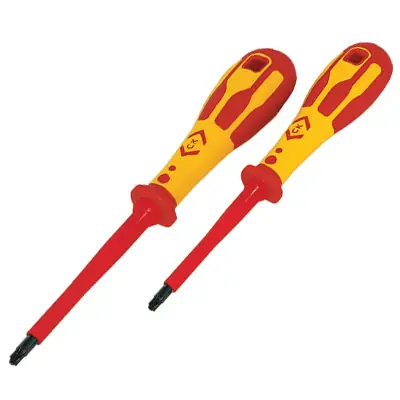 Read more on CK T49146 | 5x80mm and 6x100mm 1000v Insulated VDE Modulo Screwdriver Set, Set of 2
