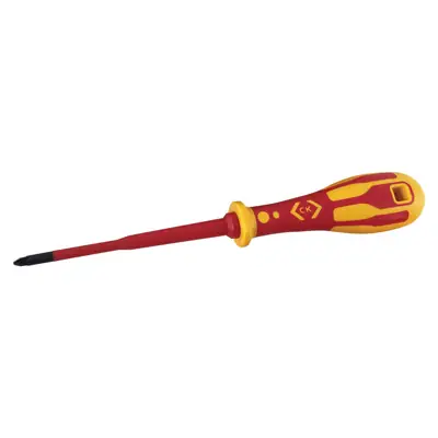 Read more on CK T49243-1 | PZ1x100mm 1000v Insulated VDE Slim Screwdriver