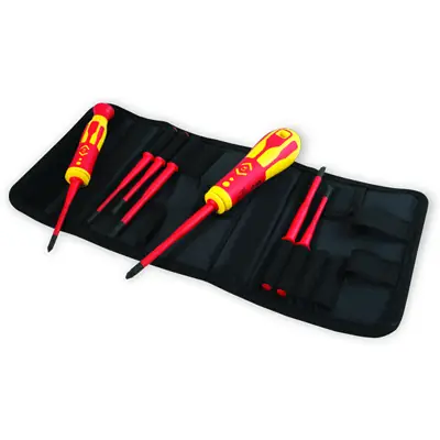 Read more on CK T4925 | 1000v Insulated VDE Interchangeable Screwdriver Set with Slim Blades