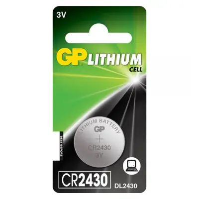 Read more on GP Lithium DL2430 CELL BATT | CR2430 3V Lithium Coin Cell Button Battery