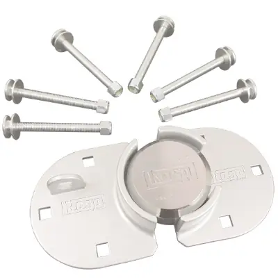 Read more on Kasp K50073A | Chrome Plated Steel Vehicle Security Van Lock with Hasp & Fixing