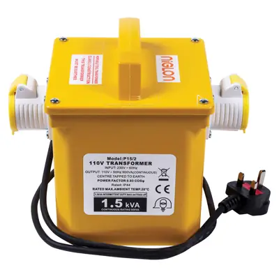 Read more on Niglon PST15 | 1.5kVA IP44 Portable Site Transformer with 2x16A 110V 2M Lead