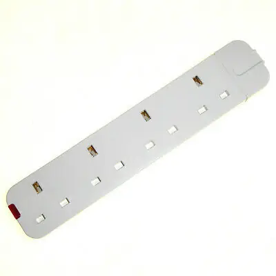 Read more on Niglon RS413W | 4 Gang Trailing Extension Socket with Neon, White