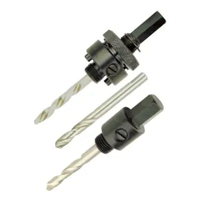 Read more on Olympic Fixings 090-202-280 | Tradesman Hex Arbor for 14-30mm Holesaws with Pilot Drill 7/16in Hex Shank