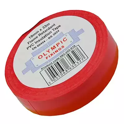 Read more on Olympic Fixings 093-252-010 | 19mmx33m Red PVC Insulation Tape Roll