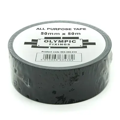 Read more on Olympic Fixings 093-300-015 | 50mmx50m General All Purpose Gaffer Tape, Black
