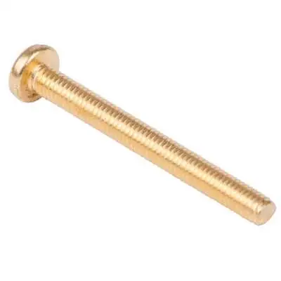 Read more on Olympic Fixings 216-355-005 | M4x6mm Brass Pan Head Slot Screws (Pack of 100)