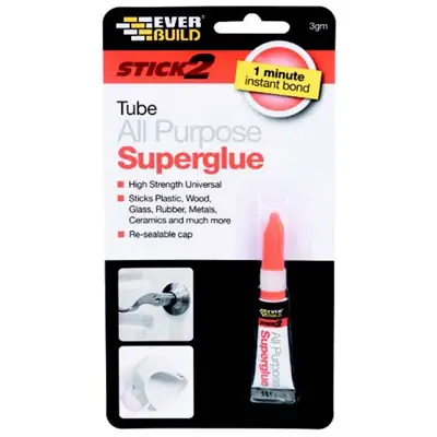 Read more on Olympic Fixings 238-519-020 | 3g Stick All Purpose Superglue Tube