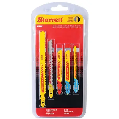 Read more on Starrett BU2 | Unified Shank, Multi Purpose Assortment Combi Jigsaw Blades (Pack of 5)