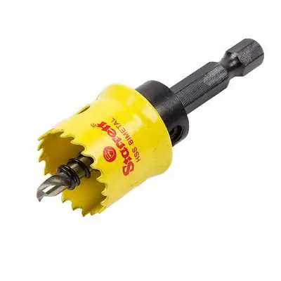 Read more on Starrett CSC20 | 20mm Bi Metal HSS Cordless Smooth Cutting Holesaw