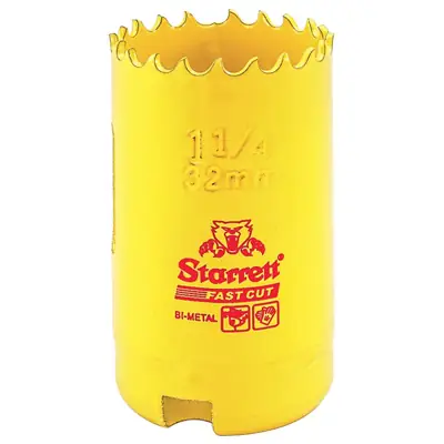 Read more on Starrett FCH0114 | 32mm Fast Cut Bi Metal HSS Holesaw